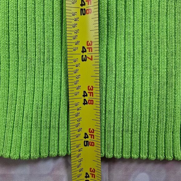 House of Harlow 1960 Jade Lime Knit Maxi Dress, Women's Small NWT - Picture 11 of 12